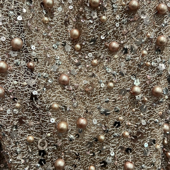 Aidan Mattox Beaded Halter Dress - Picture 5 of 7